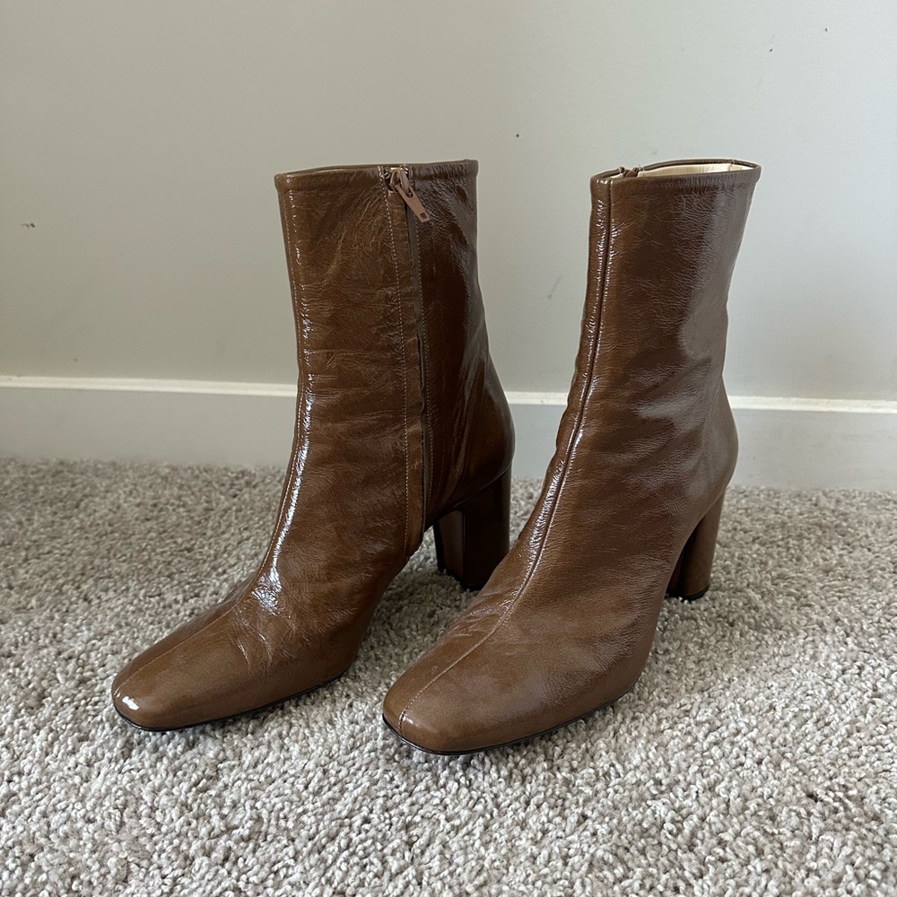 Rouje Brown Heeled Boots